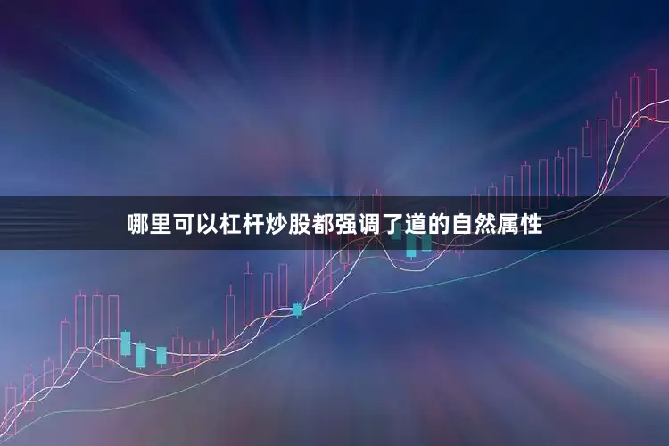 哪里可以杠杆炒股都强调了道的自然属性